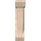 Ekena Millwork Traditional Slat Smooth Bracket w/ Offset Brace, Douglas Fir, 5 1/2"W x 16"D x 24"H BKT0604X16X24TRA06SDF - alternate 2